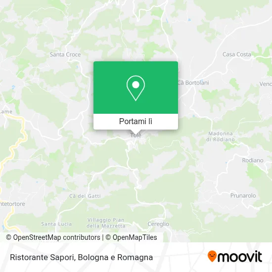 Mappa Ristorante Sapori