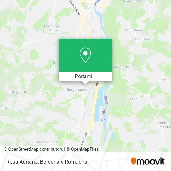 Mappa Rosa Adriano