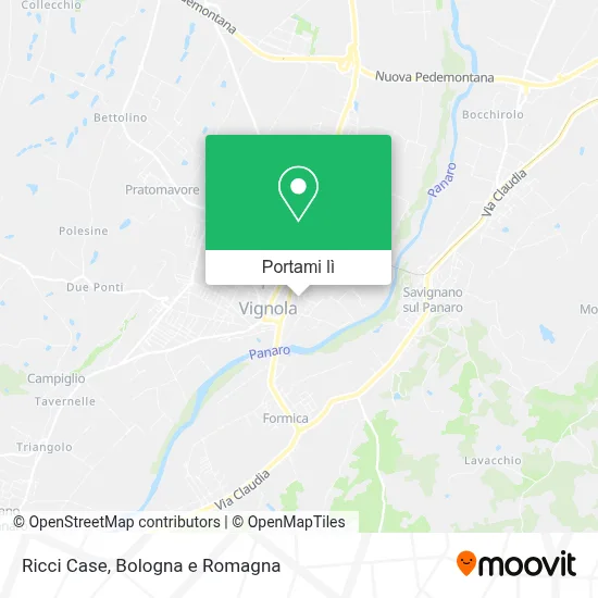 Mappa Ricci Case