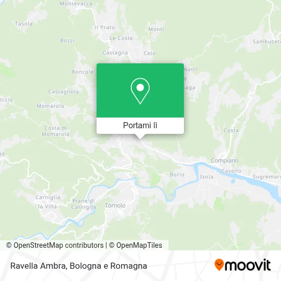 Mappa Ravella Ambra