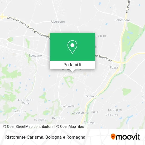 Mappa Ristorante Carisma