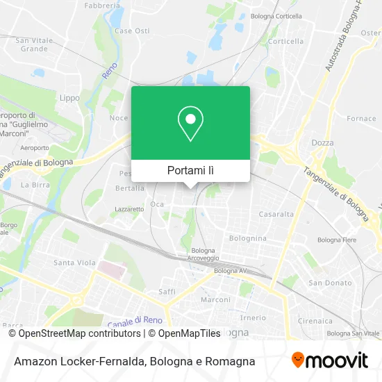 Mappa Amazon Locker-Fernalda