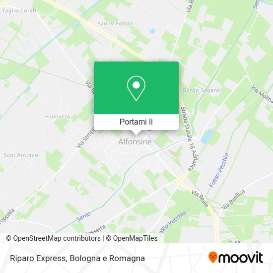 Mappa Riparo Express