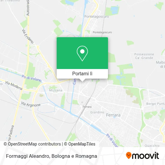 Mappa Formaggi Aleandro