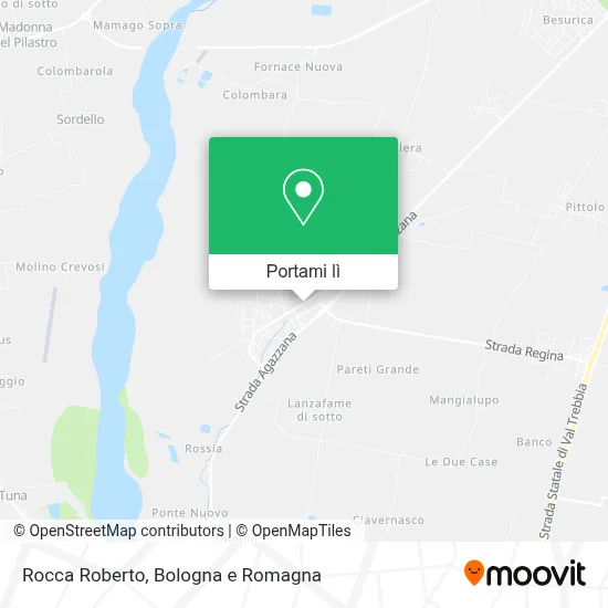 Mappa Rocca Roberto