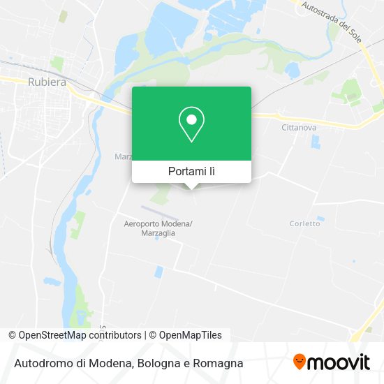 Mappa Autodromo di Modena