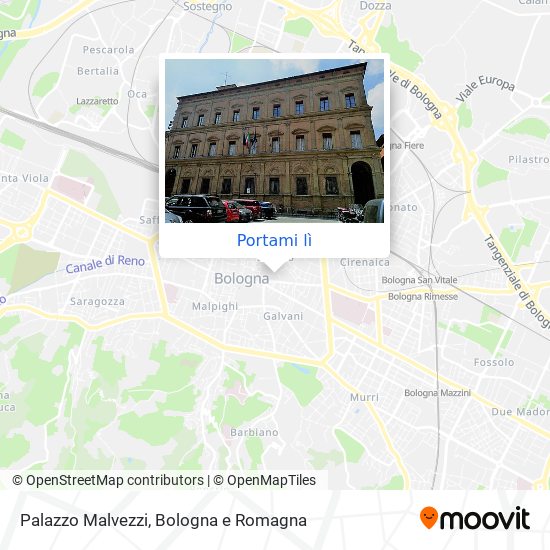 Mappa Palazzo Malvezzi