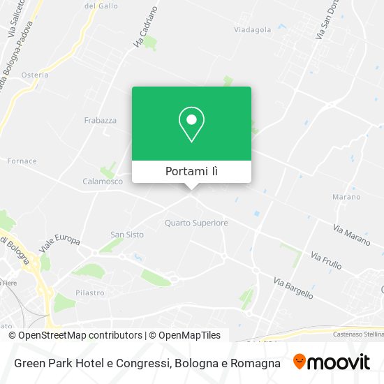 Mappa Green Park Hotel e Congressi