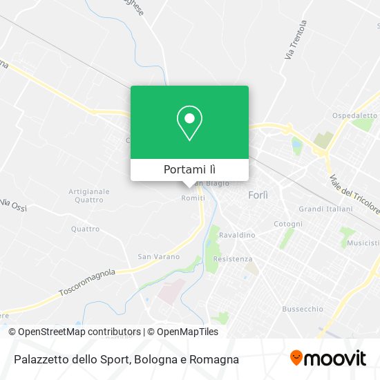 Mappa Palazzetto dello Sport