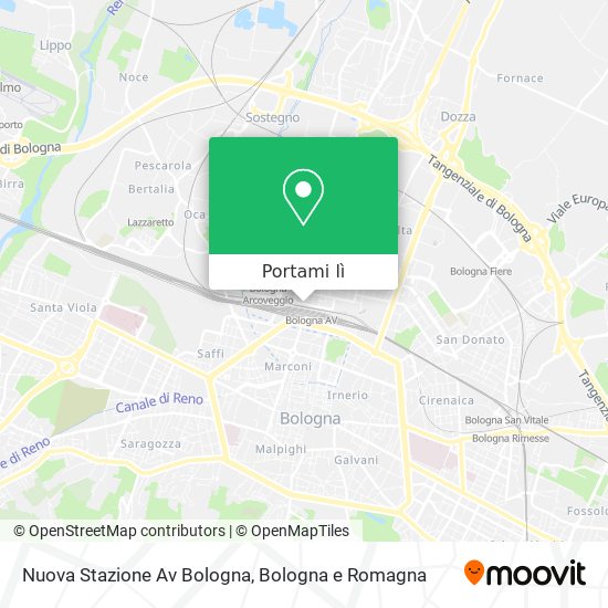 Mappa Nuova Stazione Av Bologna