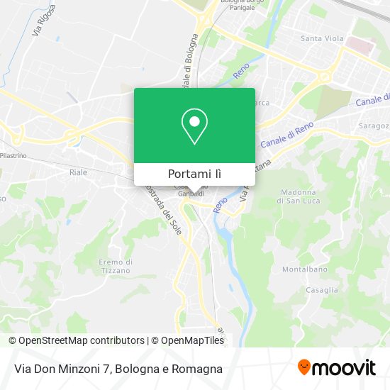 Mappa Via Don Minzoni 7
