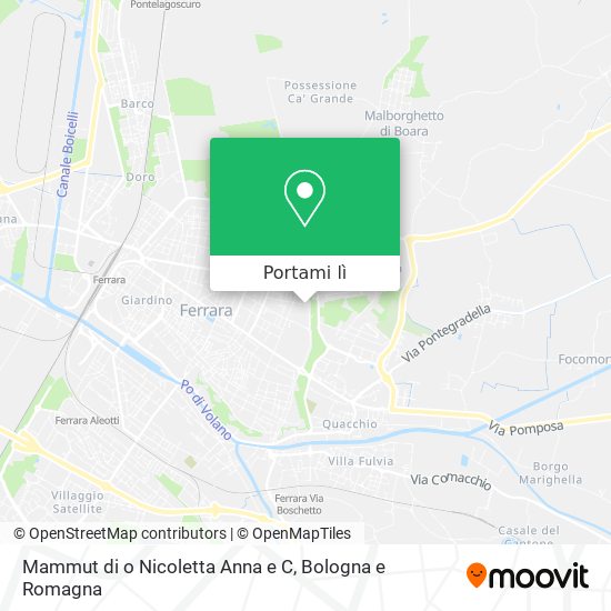 Mappa Mammut di o Nicoletta Anna e C