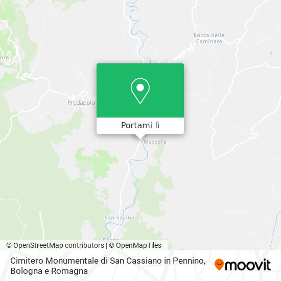 Mappa Cimitero Monumentale di San Cassiano in Pennino