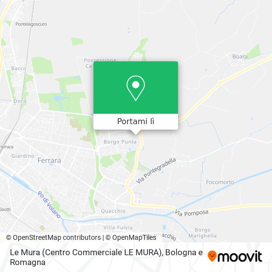 Mappa Le Mura (Centro Commerciale LE MURA)