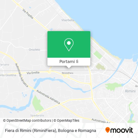 Mappa Fiera di Rimini (RiminiFiera)
