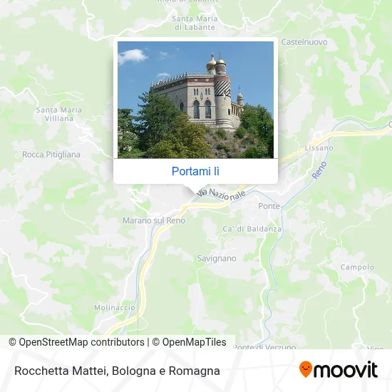 Mappa Rocchetta Mattei