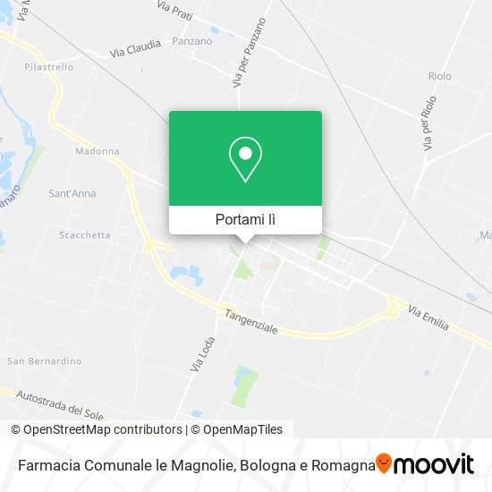 Mappa Farmacia Comunale le Magnolie