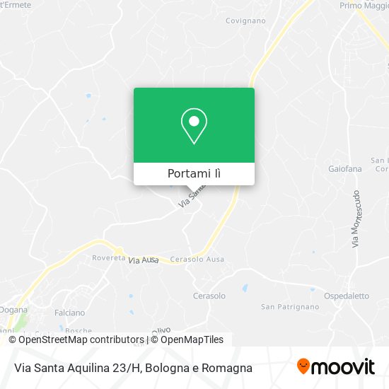 Mappa Via Santa Aquilina 23/H