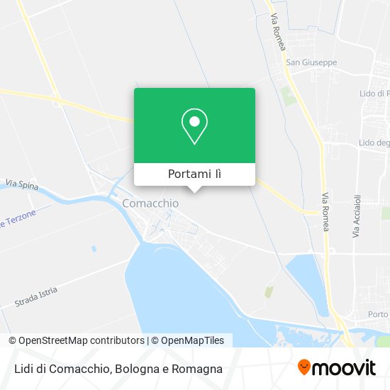 Mappa Lidi di Comacchio