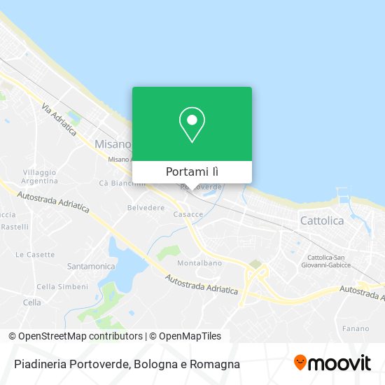 Mappa Piadineria Portoverde