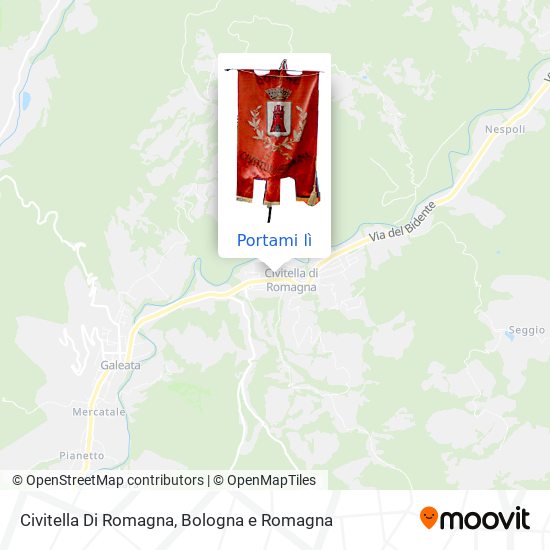 Mappa Civitella Di Romagna