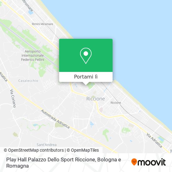 Mappa Play Hall Palazzo Dello Sport Riccione