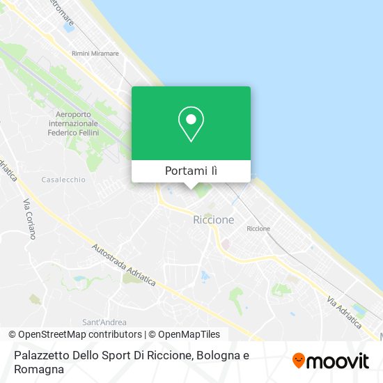Mappa Palazzetto Dello Sport Di Riccione