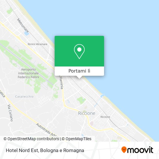 Mappa Hotel Nord Est