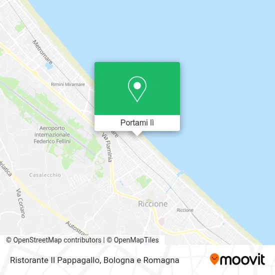 Mappa Ristorante Il Pappagallo