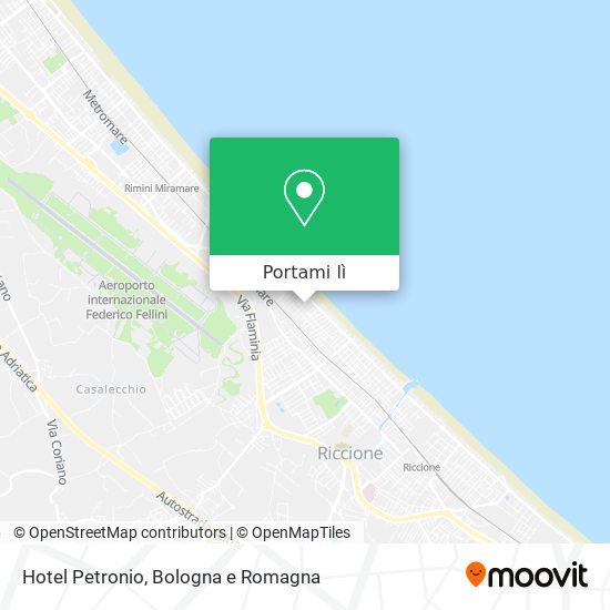 Mappa Hotel Petronio