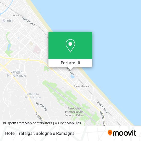 Mappa Hotel Trafalgar