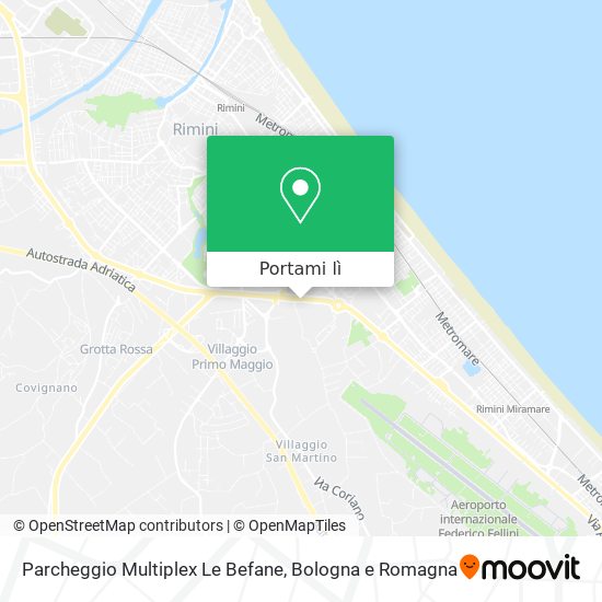 Mappa Parcheggio Multiplex Le Befane