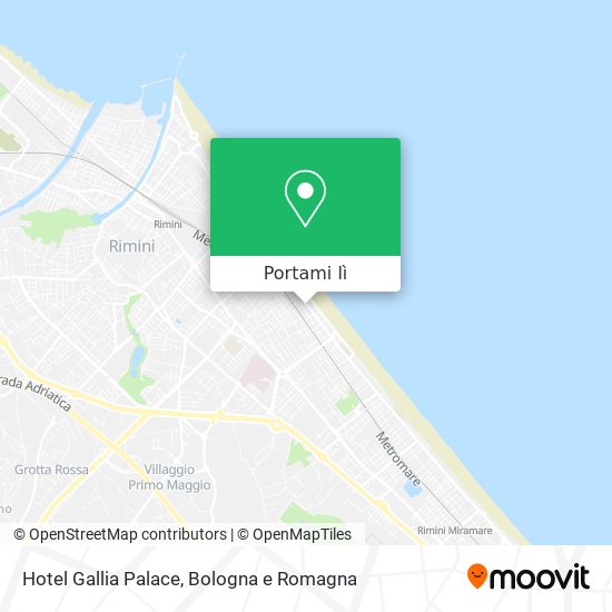 Mappa Hotel Gallia Palace