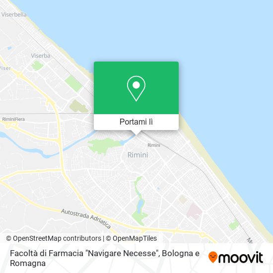 Mappa Facoltà di Farmacia "Navigare Necesse"