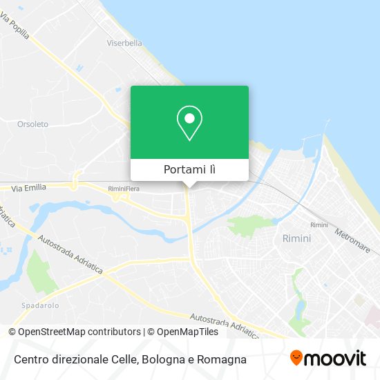 Mappa Centro direzionale Celle