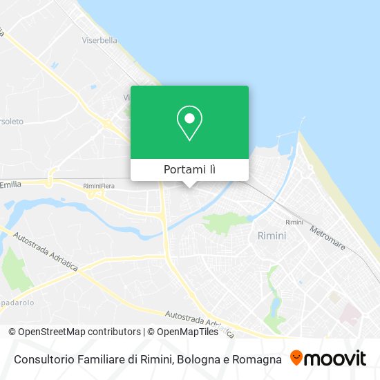 Mappa Consultorio Familiare di Rimini