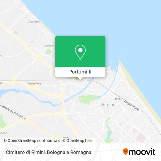 Mappa Cimitero di Rimini