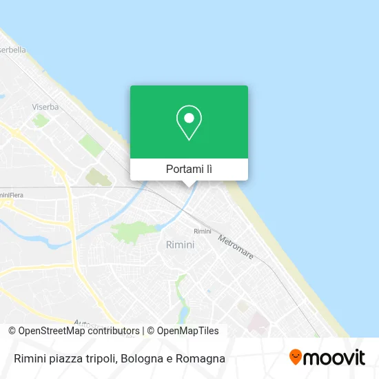 Mappa Rimini piazza tripoli