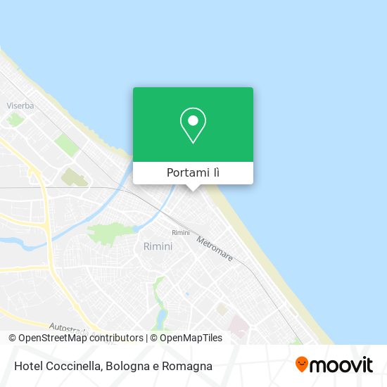 Mappa Hotel Coccinella
