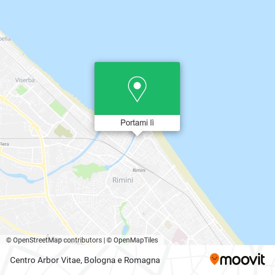 Mappa Centro Arbor Vitae