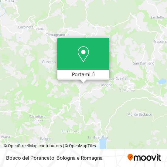 Mappa Bosco del Poranceto