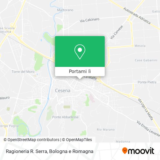 Mappa Ragioneria R. Serra