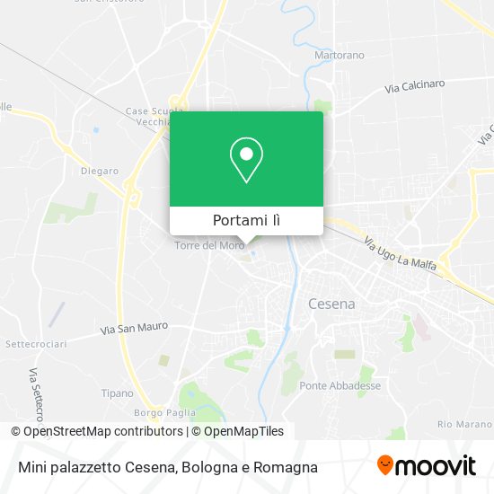 Mappa Mini palazzetto Cesena