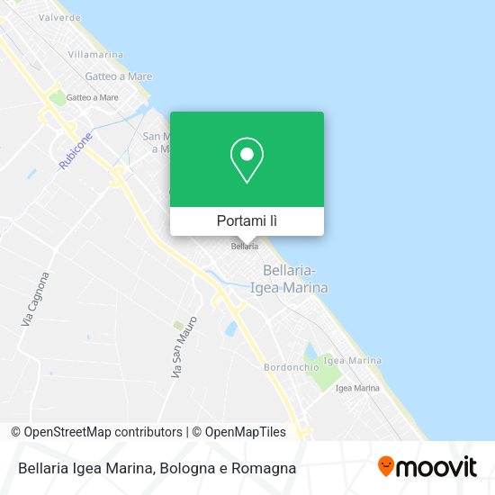 Mappa Bellaria Igea Marina