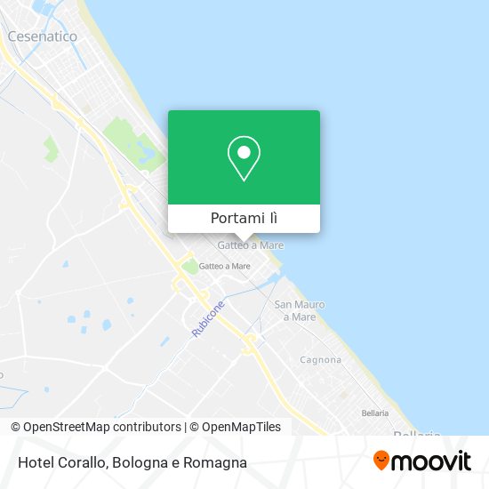 Mappa Hotel Corallo