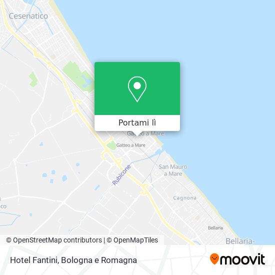 Mappa Hotel Fantini