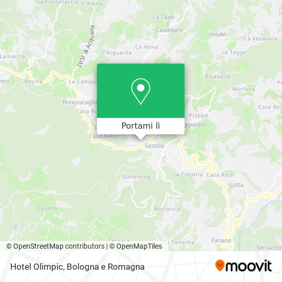 Mappa Hotel Olimpic