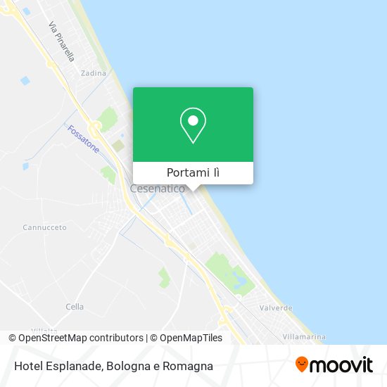 Mappa Hotel Esplanade