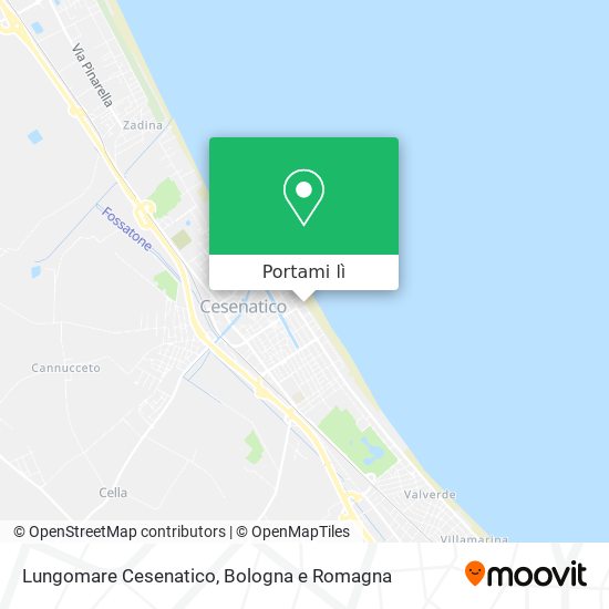 Mappa Lungomare Cesenatico