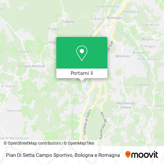 Mappa Pian Di Setta Campo Sportivo